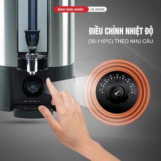 Bình đun nước 20 lít Gali GL-6020A dung tích lớn - BH 24 tháng