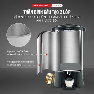 Bình đun nước 20 lít Gali GL-6020A dung tích lớn - BH 24 tháng
