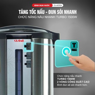 Bình đun nước 20 lít Gali GL-6020A dung tích lớn - BH 24 tháng