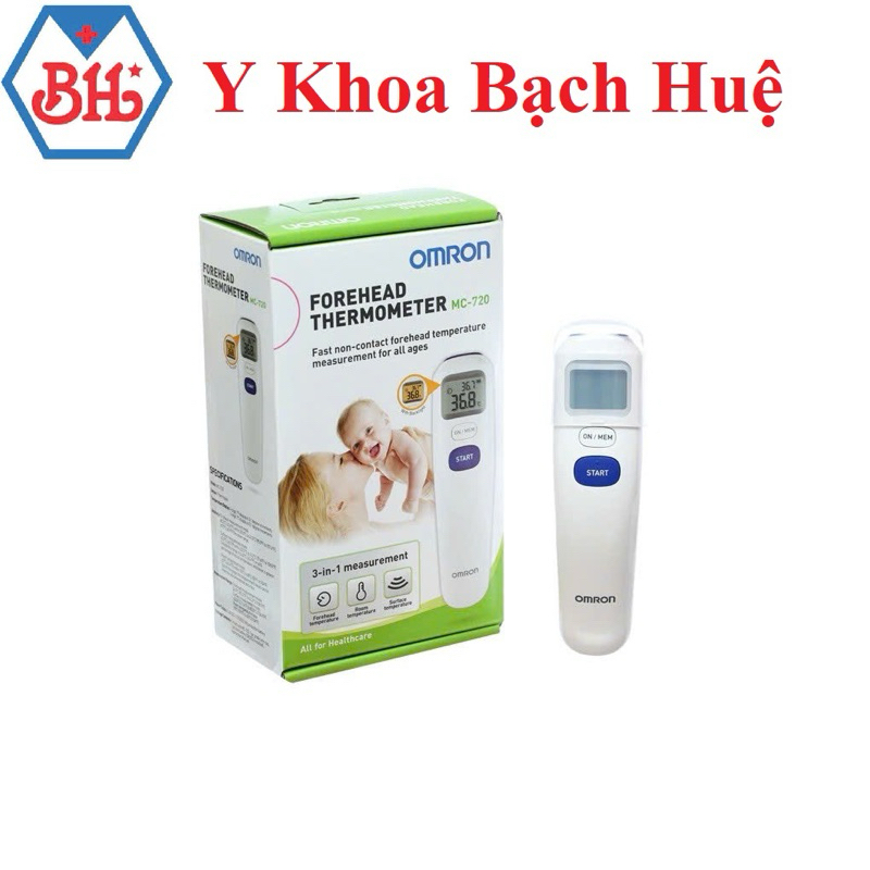 Nhiệt kế điện tử đo trán Omron MC 720