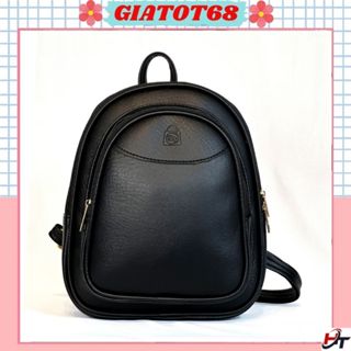 Balo nữ balo thời trang siêu hot hoạ tiết hộp cong da trơn cao cấp giá rẻ phù hợp mọi thời trang Giatot68 123