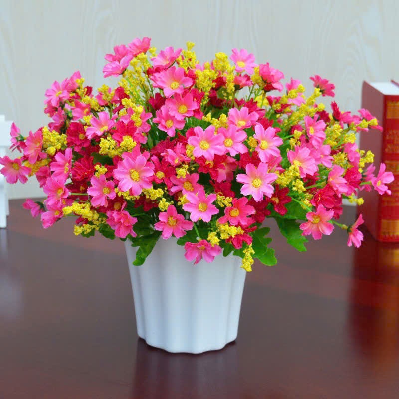 Chùm hoa cánh bướm - hoa vải hoa lụa cao cấp