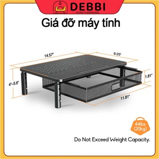 kệ để máy tính,kệ để màn hình máy tính MR06-Có ngăn kéo, có thể điều chỉnh độ cao