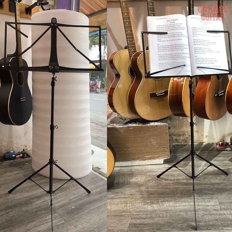 giá để sách nhạc Perlman Music Stand làm bằng sắt ống siêu bền