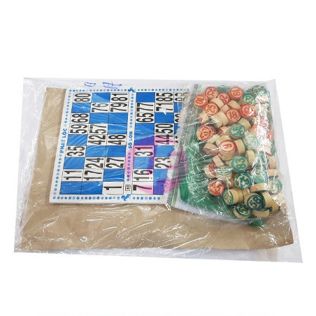 Cờ loto số gỗ (Bộ)