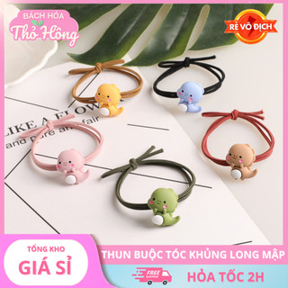 3 Thun Buộc Tóc Cột Tóc Khủng Long Mập