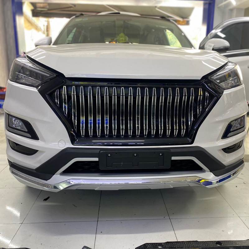 Mặt Ca Lăng Tucson 2019 2020 2021 Mẫu Đen Bóng - Ca Lăng Độ Hyundai Tucson