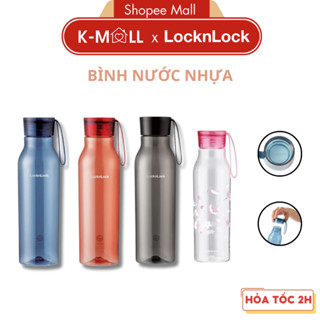  Bình nước nhựa LocknLock eco bottl có dây treo an toàn cho sức khỏe ABF644 550ML ABF664 750ML - K-MALL 