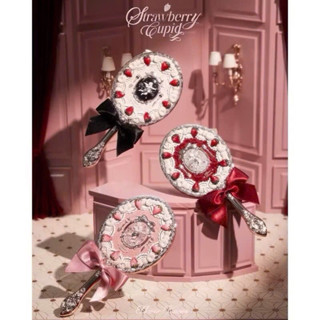 { Hàng Có Sẵn } Gương Cầm Tay Strawberry Cupid Flower Knows