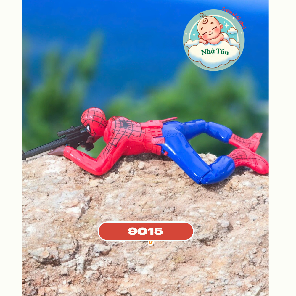 Đồ Chơi Siêu Nhân Nhện Bò, Bắn Súng
