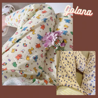 Quần dài mặc ở nhà in hình họa tiết hoạt hình thời trang mùa hè, Quần suông ống rộng hoạt hình ( có bigsize)