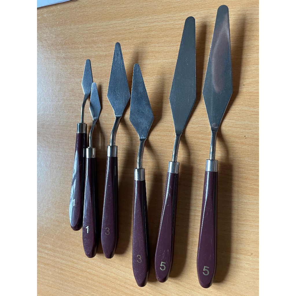 Bộ Bay pha màu/ bay trộn màu cây lẻ - palette knives