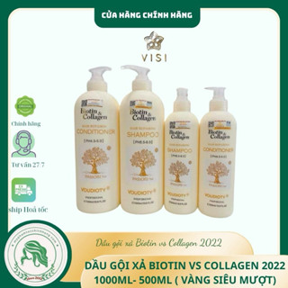 DẦU GỘI XẢ  BIOTIN & COLLAGEN VÀNG SUÔN MƯỢT  500ml -1000ml