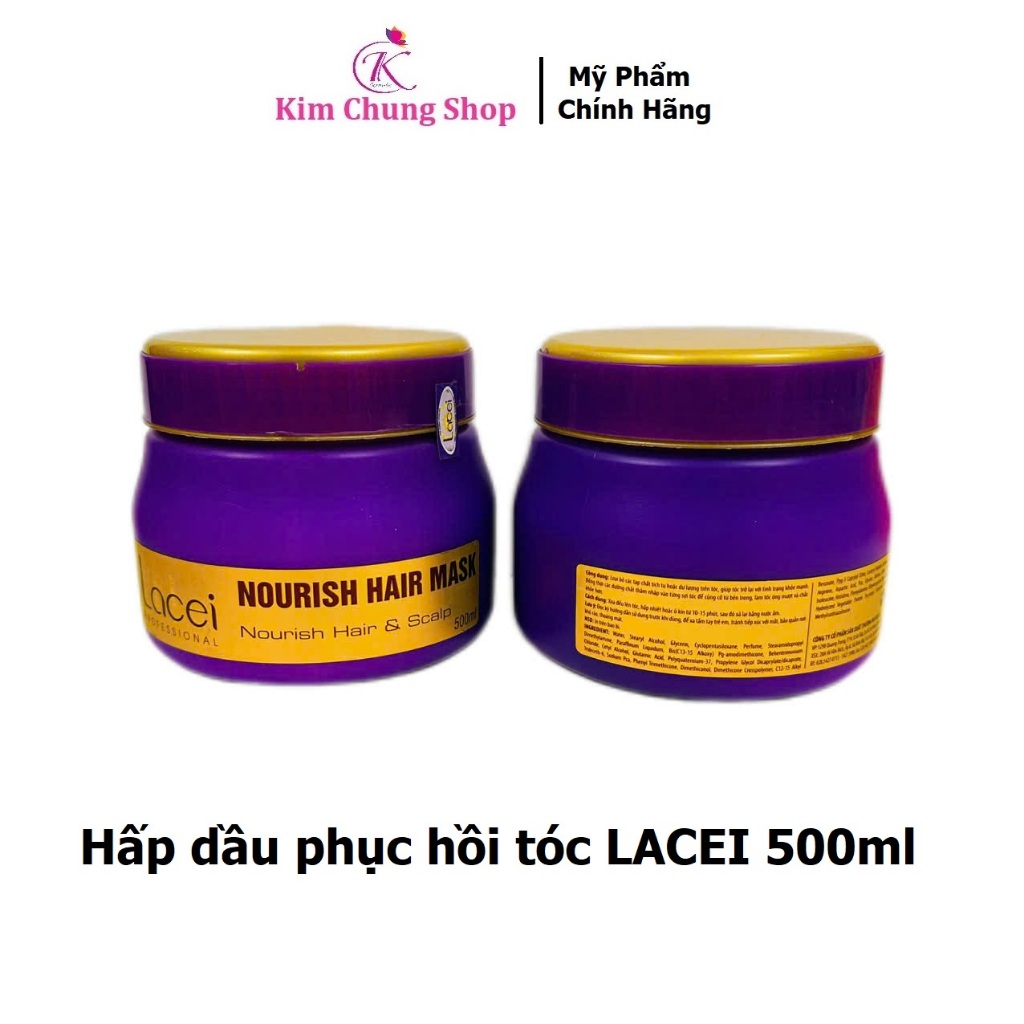 Kem Ủ Tóc Phục Hồi 1 phút Lacei 500ml