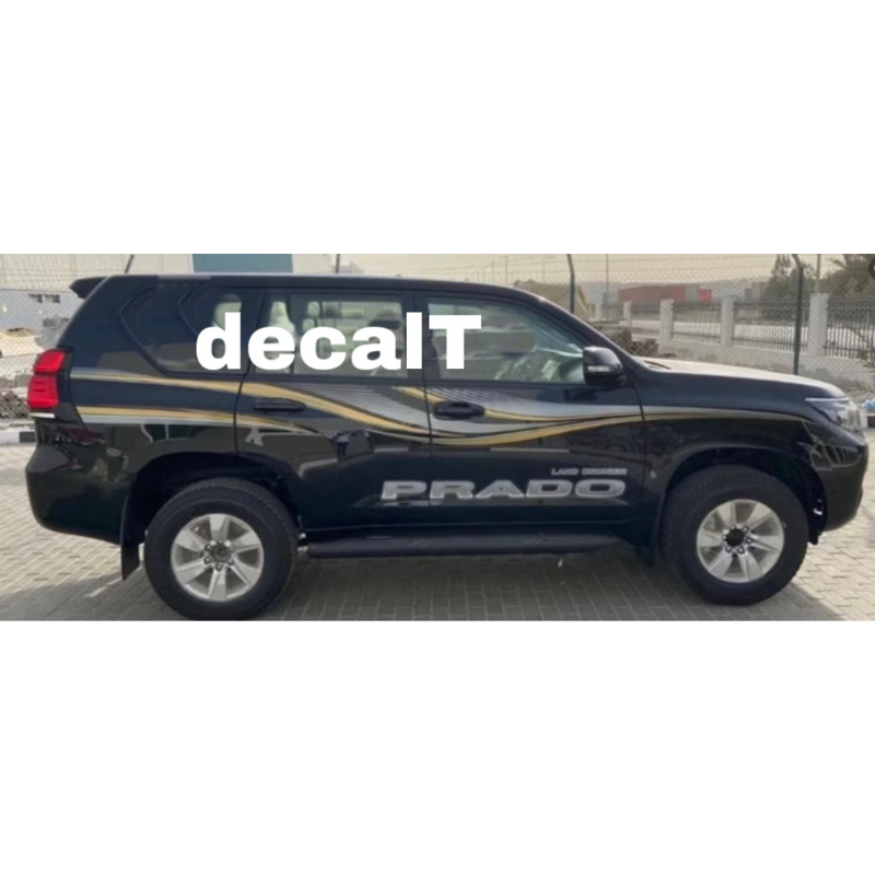 (Tem Nhập Khẩu) Tem Dán Sườn Xe Land Cruiser Prado. Tem Nhập Khẩu Dán Sườn Xe Land Cruiser Prado