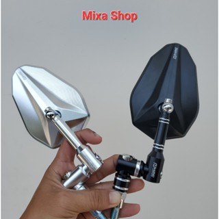 [ Chuẩn xịn ] Gương Chiếu Hậu H2C V2 Xoay Gập 360, Kính H2C V2, Chất liệu nhôm phay CNC, Mặt Gương Lớn Rõ và Sắc Nét