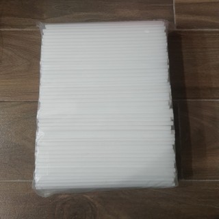Ống hút phi 8 trắng đen 1 gói hút sinh tố nước ép