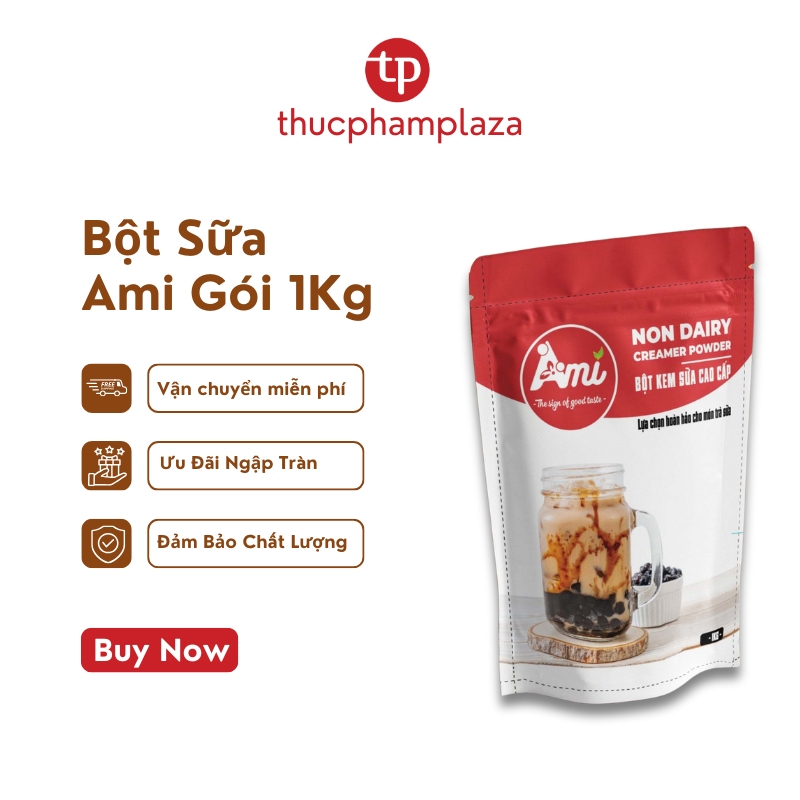Bột sữa AMI 1kg pha trà sữa thơm ngon bột sữa bột pha trà sữa