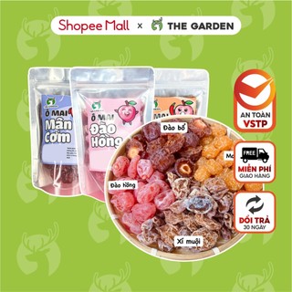 Ô mai xí muội THE GARDEN 10 vị đào, mận, me, chua cay ngọt đồ ăn vặt siêu ngon