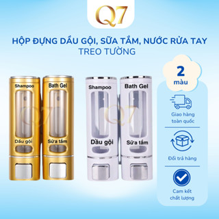  Bình đựng nước rửa tay dầu gội sữa tắm treo tường hộp đựng dầu gội sữa tắm khoan tường 