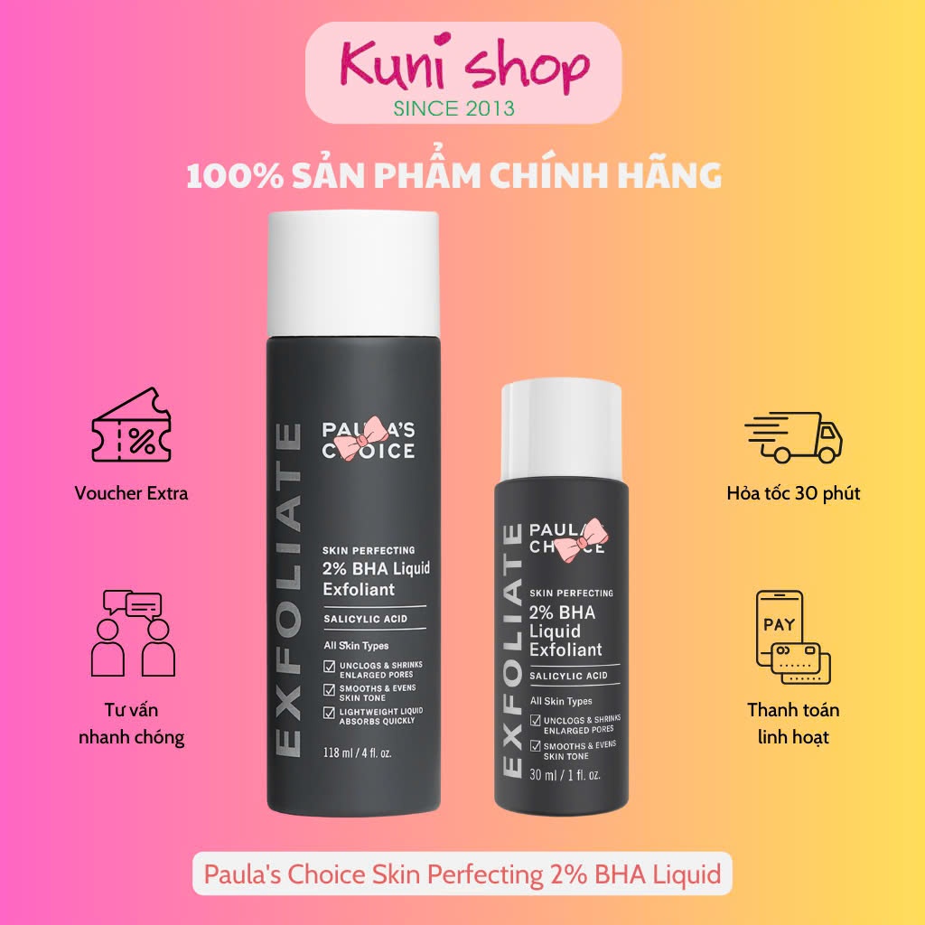 Tầy da chết Skin perfecting 2% BHA liquid