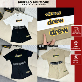 Bộ Quần Áo Nam Đờ Riu In Logo Trước Ngực Siêu Chất - Bộ Quần Áo Nam Nữ Đờ Riu In Hình Mặt Cười Siêu Nét