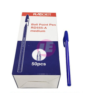 Bút bi 555A có nắp (Hộp 50 Cây)