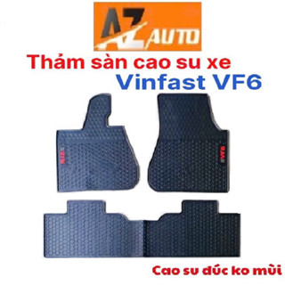 Thảm sàn, lót sàn cao su 3D xe Vinfast VF6 chất liệu cao su đúc (hàng cao cấp)