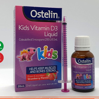 Ostelin d3 - vitamin d3 ostelin liquid 20ml úc