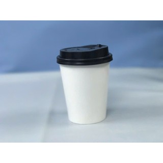 Sỉ 50 Cốc giấy trắng trơn đựng cafe 120ml 180ml 280ml 400ml 500ml 700ml có nắp Ly giấy cafe take away  Moon Decor