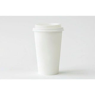 Sỉ 50 Cốc giấy trắng trơn đựng cafe 120ml 180ml 280ml 400ml 500ml 700ml có nắp Ly giấy cafe take away  Moon Decor