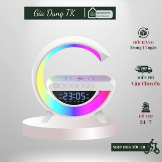 Loa Bluetooth G63 Kiêm Sạc Không Dây, Đồng hồ, Đèn ngủ - Loa bluetooth 7 in 1 Đa Chức Năng Mẫu Hot 2025