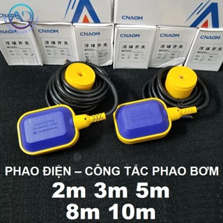 Phao Điện 2 mét, 3 mét, 5 mét, 8 mét, 10 mét - Công Tắc Phao Bơm Nước Chống Cạn Chống Tràn