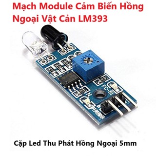 Mạch Module Cảm Biến Hồng Ngoại LM393 - Dò Đường Tránh Vật Cản