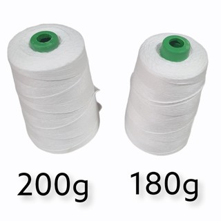 Chỉ May Bao PE (Màu Trắng) - 1 Cuộn Chỉ May (Bao Gạo, Bao Đường, Bao Xi Măng, Cột Thịt, Cột Lạp Xưởng,...)