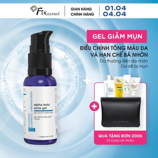 Gel Giúp Giảm Mụn, Điều Tiết Bã Nhờn FIXDERMA Alpha-Beta Acne Gel 30ml