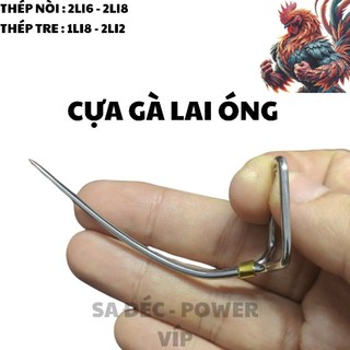 Cựa Gà Lai Óng Thông Kim - Đủ Size Tre và Nòi ( 1 cặp 2 cây )