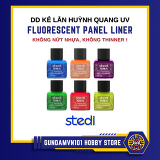  DUNG DỊCH KẺ LẰN CHÌM HUỲNH QUANG STEDI FLUORESCENT PANEL LINE - liner accent uv phát sáng dạ quang mô hình gundam 