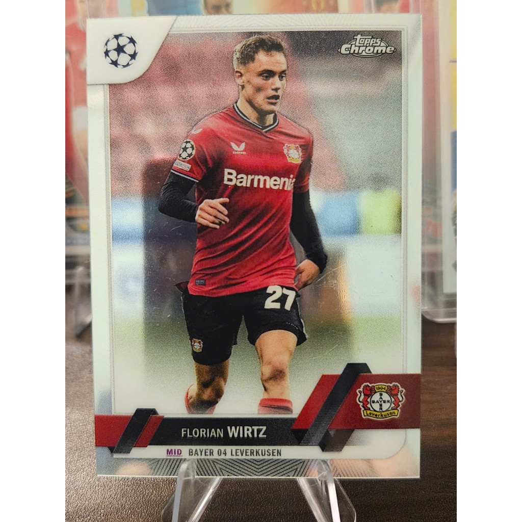 Thẻ Florian Wirtz Topps Chrome 2022/2023 (Bayer Leverkusen) (22/23)