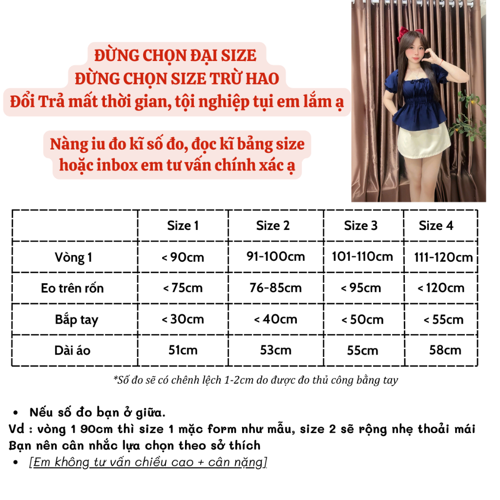 (35KG-95KG)Áo babydoll cổ vuông chiết eo tay phồng Minisize Bigsize Lụa Mềm MạiPhương Phương House A17-A18 | BigBuy360 - bigbuy360.vn