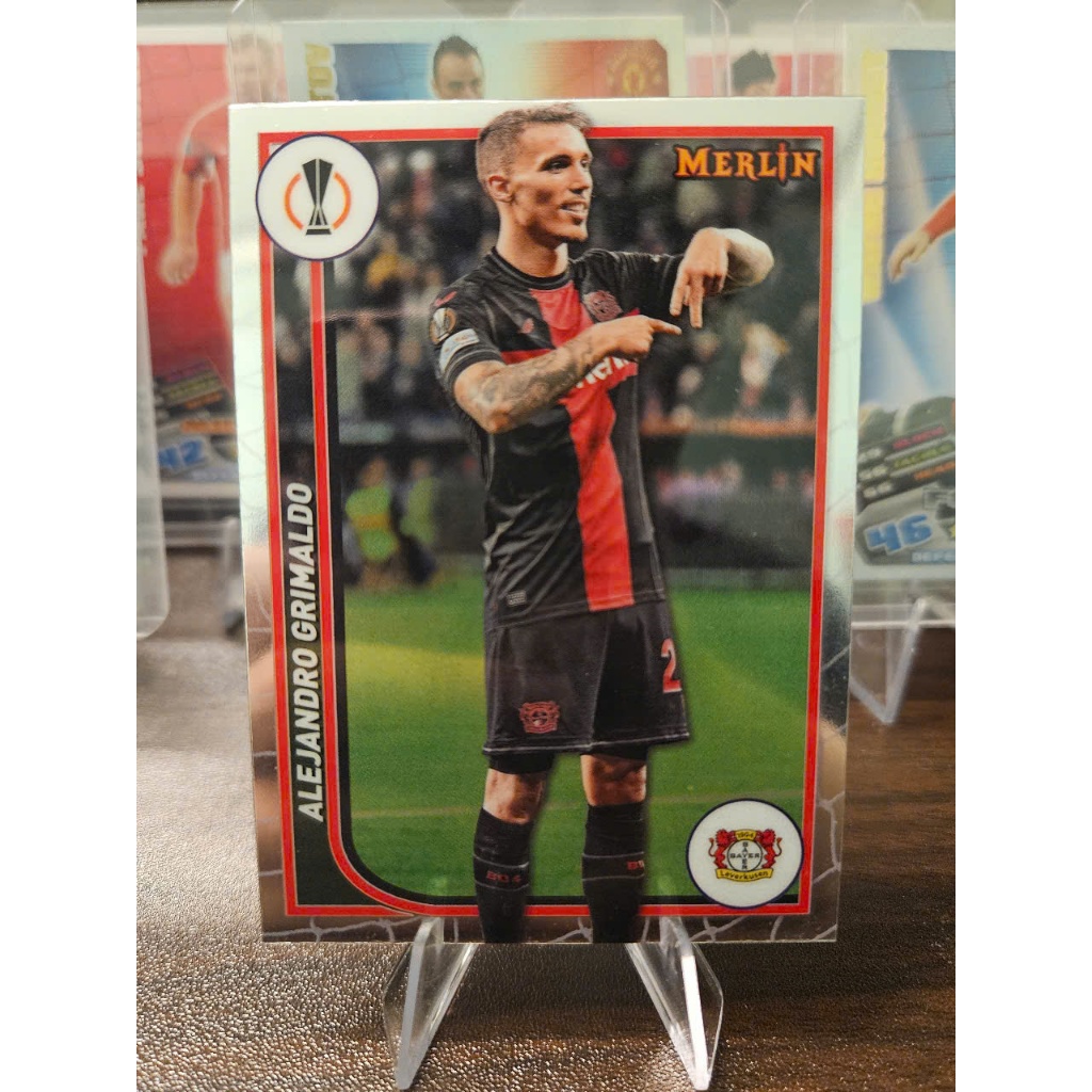 Thẻ Alejandro Grimaldo Topps Merlin 2023/2024 (Bayer Leverkusen) (23/24)