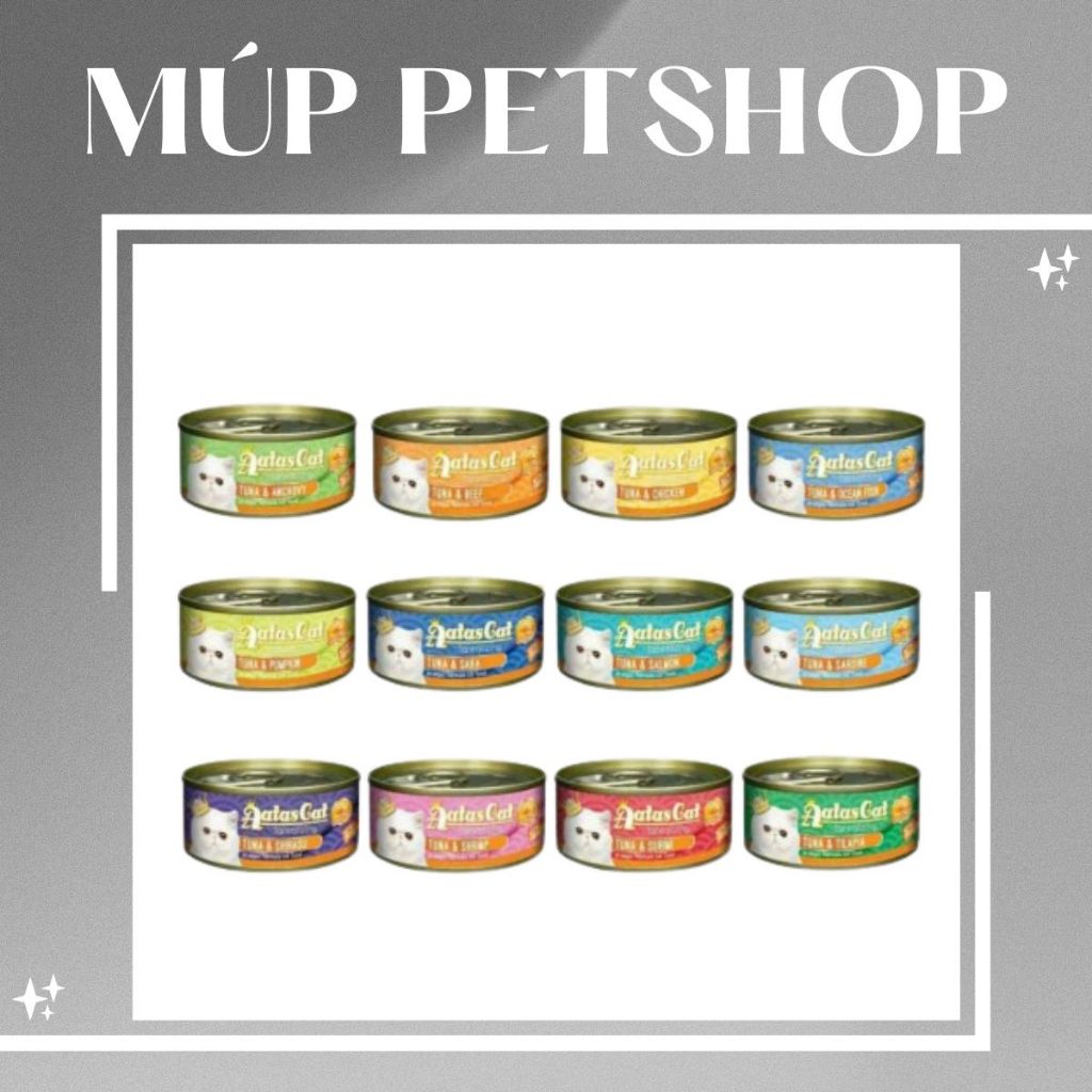 Pate Aatas Lon 80g - Pate Cho Mèo Aatas