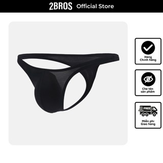 [Che tên] Quần lọt khe nam 2BROS® thun lạnh 2 sọc sịp nam sexy gợi cảm thongs / jockstrap