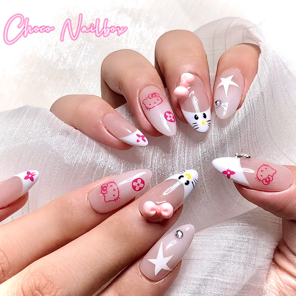 Nailbox hello kitty đáng uii ( M82 Choco )