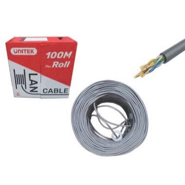 Cáp mạng cuộn 100m FTP UNITEK CAT6 C18144AGY