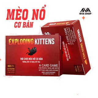  BỘ MÈO NỔ CƠ BẢN - Exploding Kittens BoardGame 