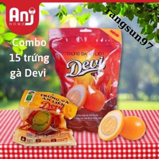  Combo 15 quả trứng gà ăn liền Devi thích hợp ăn bữa sáng bữa phụ eatclean 
