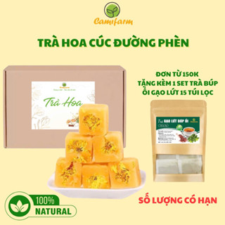 Trà hoa cúc đường phèn mật ong Camifarm dưỡng nhan, thanh lọc, chống lão hóa, tốt cho sức khỏe