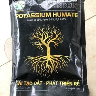 PHÂN BÓN HỮU CO HUMIC (POTASSIUM HUMATE) HỘP 1KG- HUMIC NHẠP KHẨU MỸ