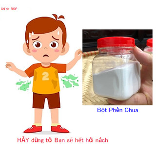 Bột phèn chua(500Gram) che tên sp